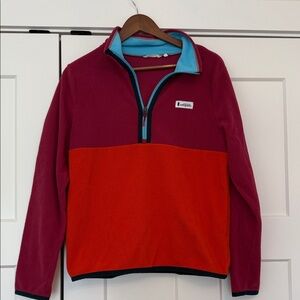 Cotopaxi Women's Jacket in Red and Orange
